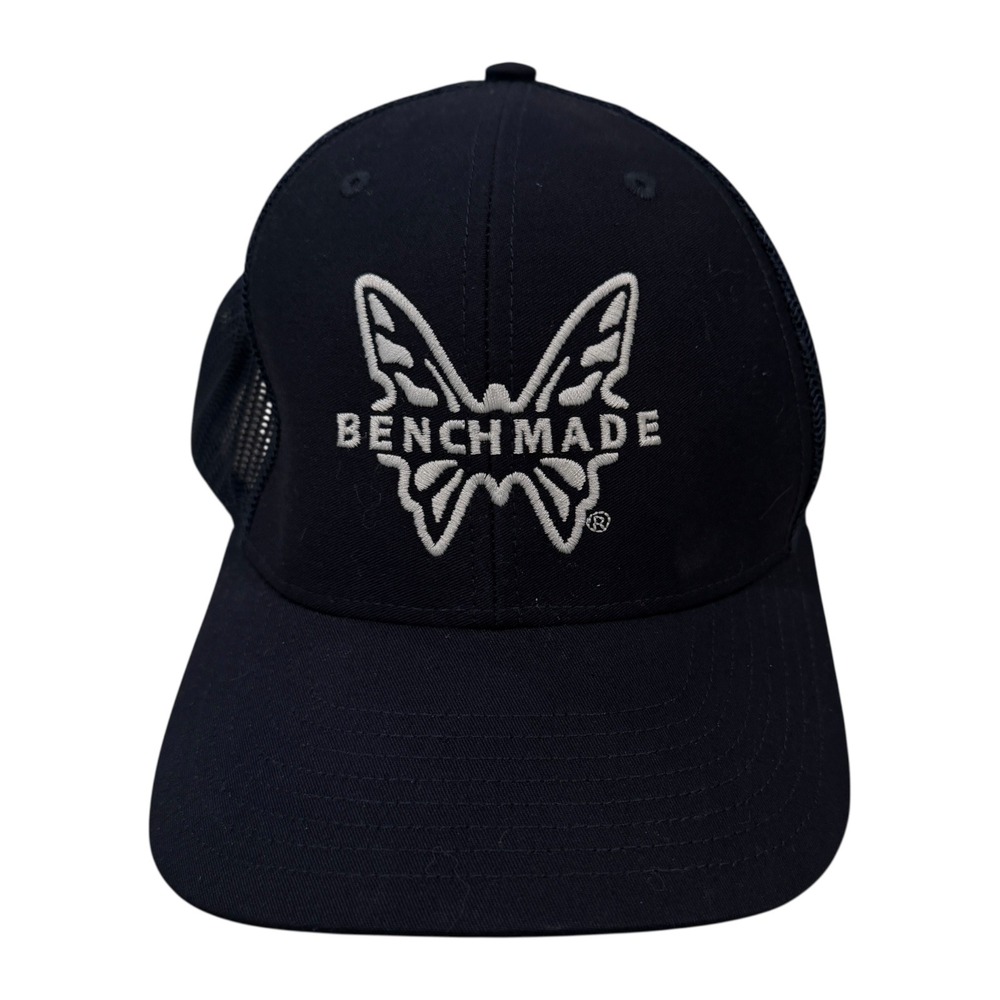 Benchmade Trucker Hat Mens Navy Blue Richardson 112 Butterfly Logo Snapback